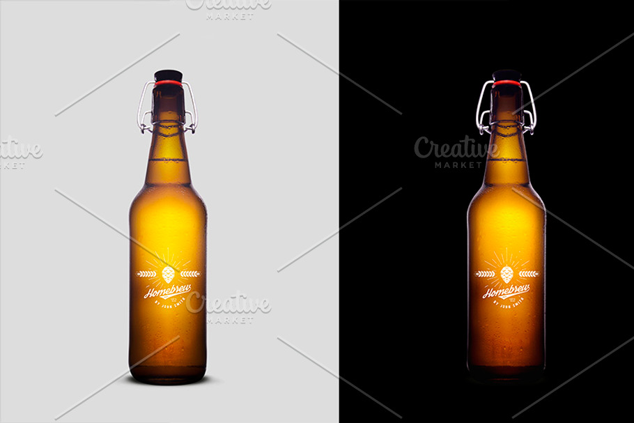 Craft Beer Bottle Mock-Up in Product Mockups - product preview 8