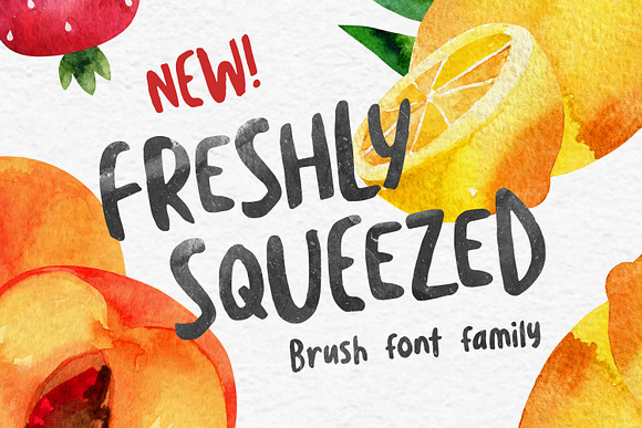 Freshly Squeezed - Typeface in Sans-Serif Fonts - product preview 5