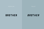 Brother - Display Font
