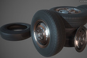 High Poly - Tires and Textures