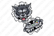 Wolf Esports Gamer Animal Mascot