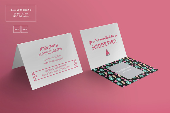 Print Pack | Summer Party in Templates - product preview 2