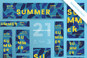Banners Pack | Summer Leaves