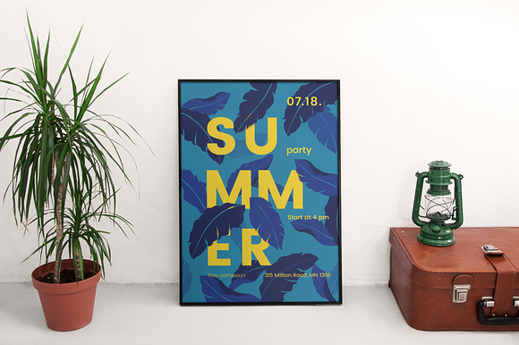 Print Pack | Summer Leaves in Templates - product preview 4