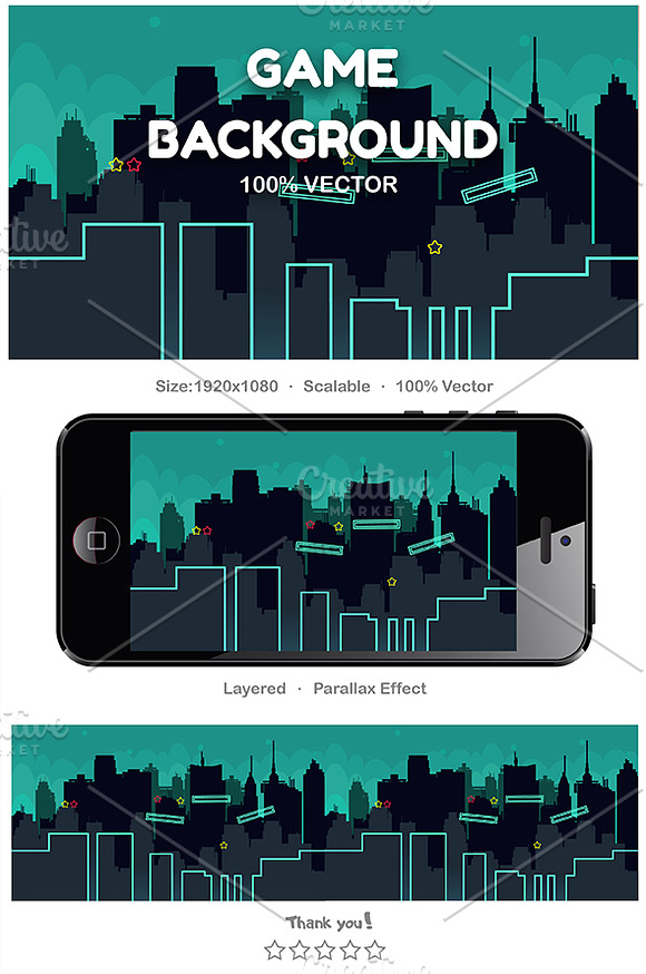 City Backgrounds in Illustrations - product preview 7