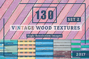 130 Vintage Wood Textures Set2