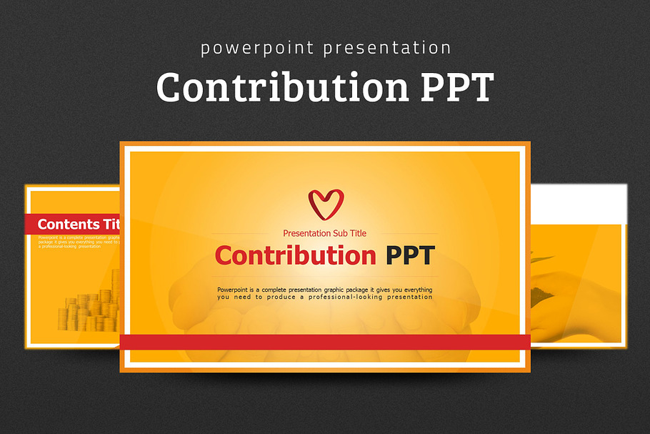 Contribution PPT in PowerPoint Templates - product preview 8