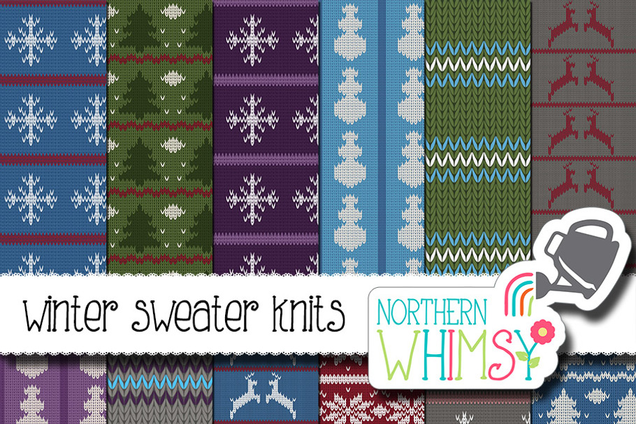 Winter Knit Textures