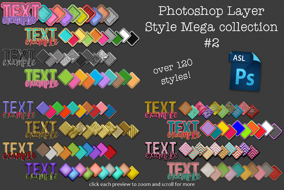 Mega Photoshop Style Collection #2 in Photoshop Layer Styles - product preview 8