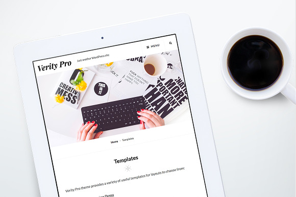 Verity Pro - Portfolio & Blog Theme in WordPress Portfolio Themes - product preview 3
