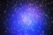 Glowing stars in space galaxy illustration background