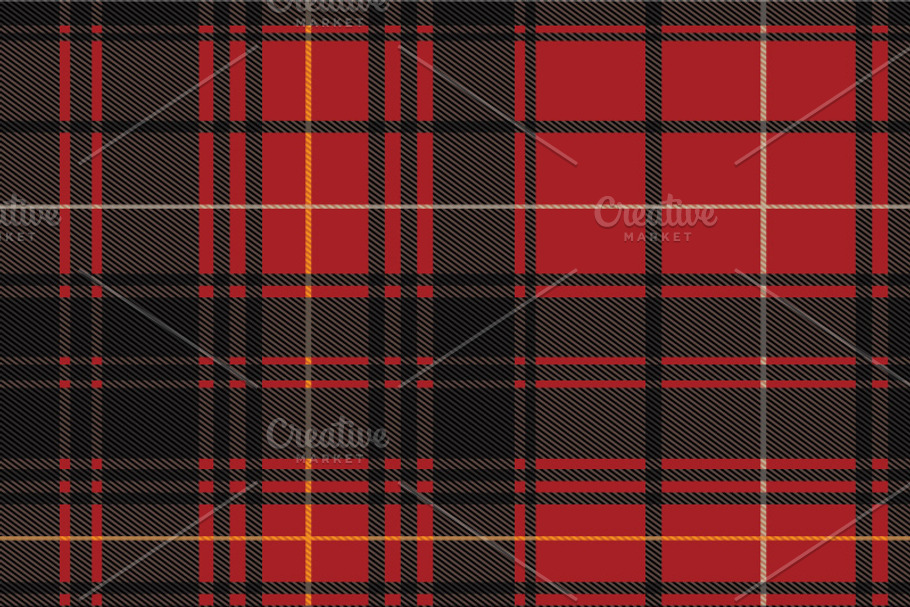 Seamless Scottish Tartan Pattern