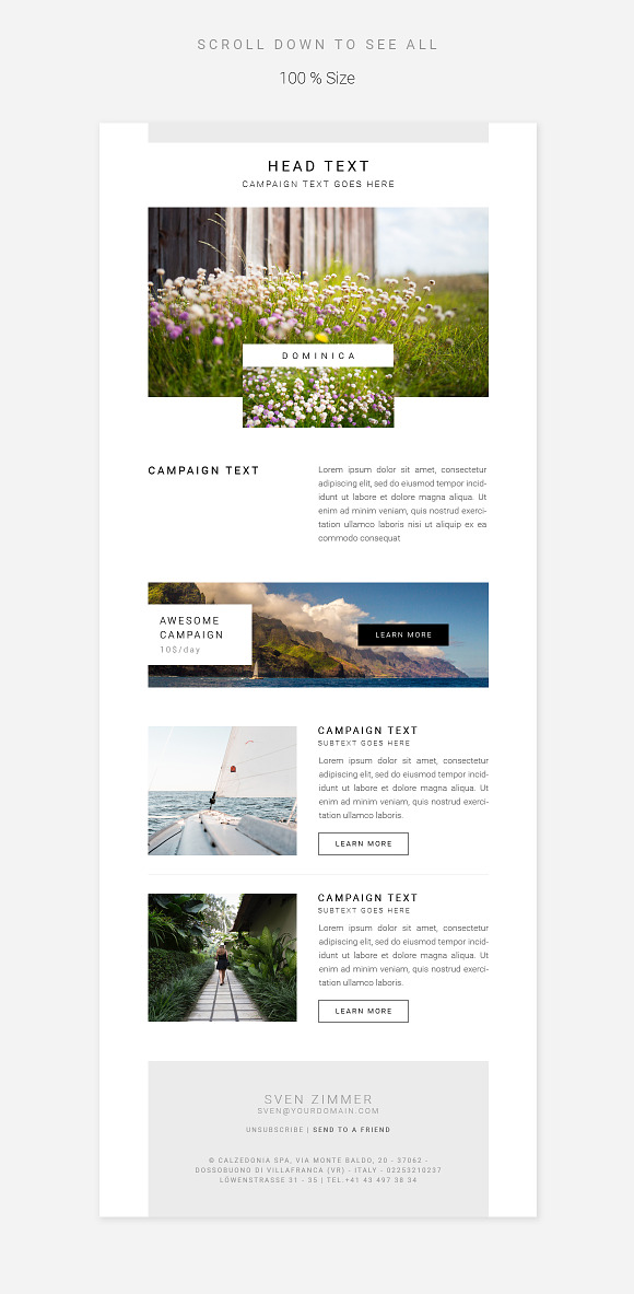 Multipurpose E-newsletter Pack in Email Templates - product preview 1