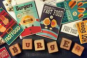 Fast Food Posters Set