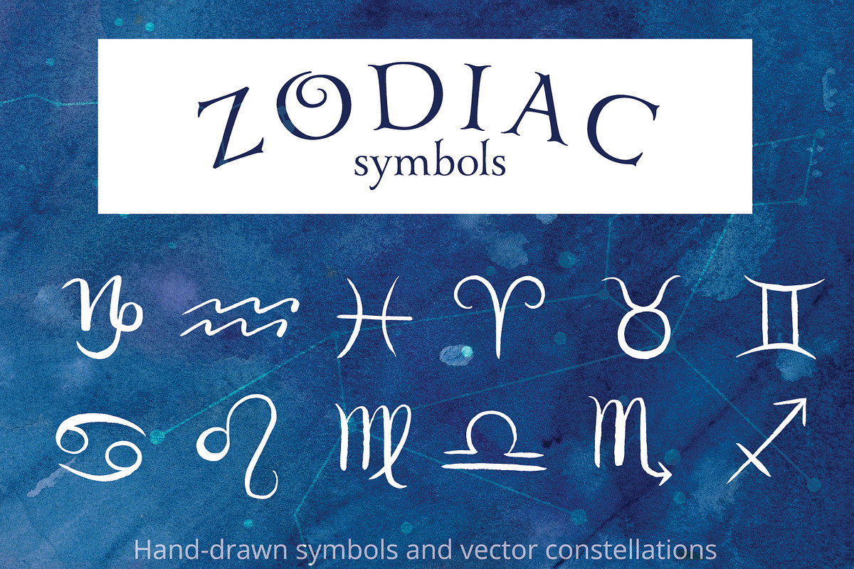 Zodiac Symbols and Constellations in Illustrations - product preview 8
