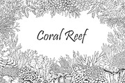 Coral Reef Monochrome
