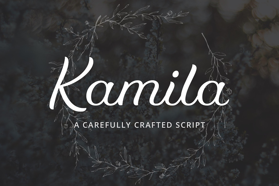 Kamila in Script Fonts - product preview 8