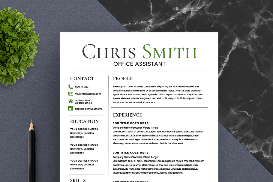 Trending Resume Template *NEW* in Resume Templates - product preview 8