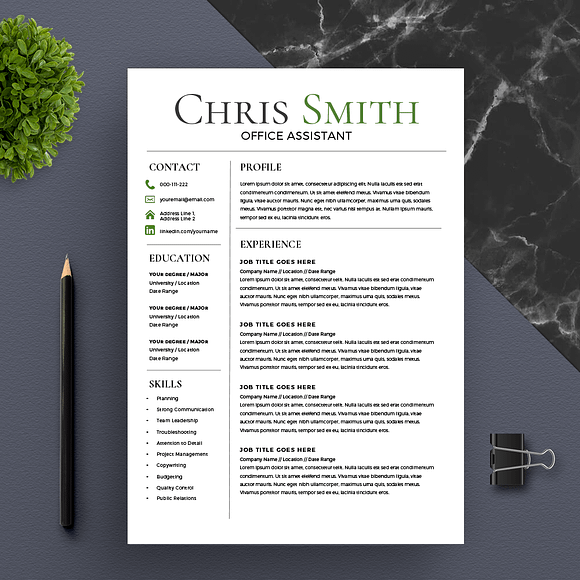 Trending Resume Template *NEW* in Resume Templates - product preview 5