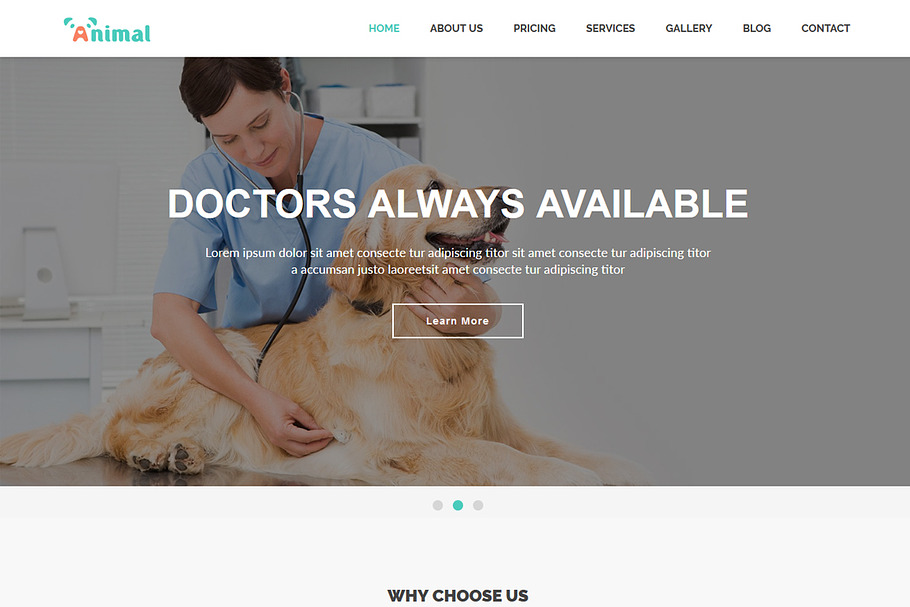 Animal - Pet Care HTML5 Template