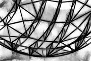 Globe steel construction illustration background