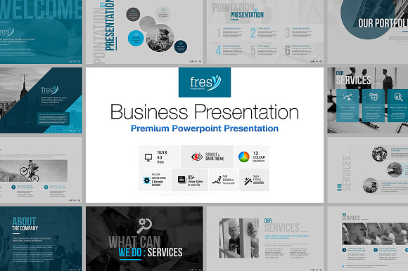 Business PowerPoint Templates Bundle in Presentation Templates - product preview 3
