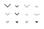arrow button scroll design