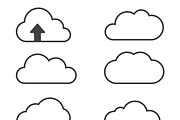 clouds icons