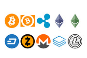 Cryptocurrency logo 