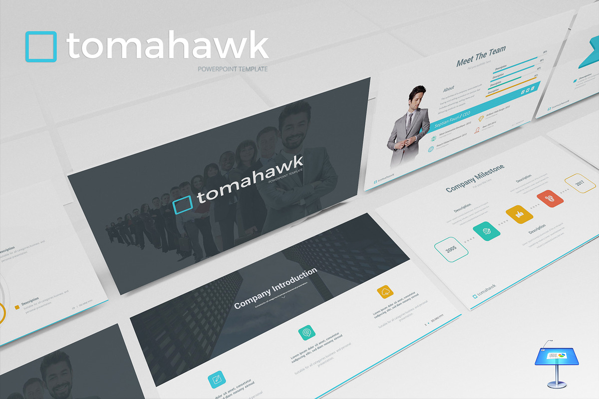 Tomahawk Keynote Template in Keynote Templates - product preview 8