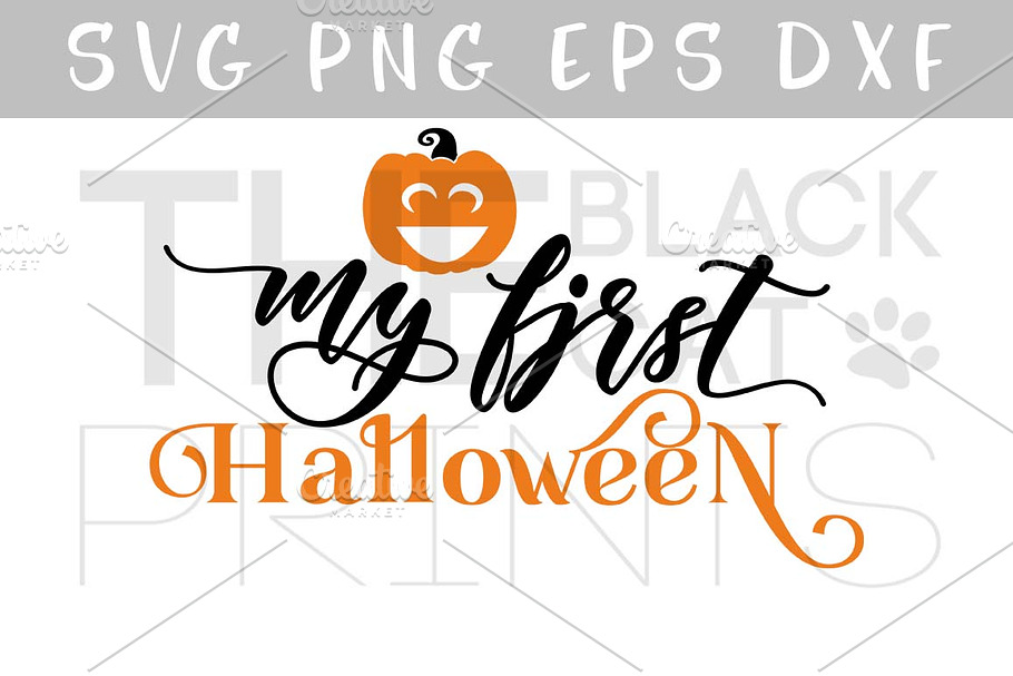 My first Halloween SVG DXF EPS PNG
