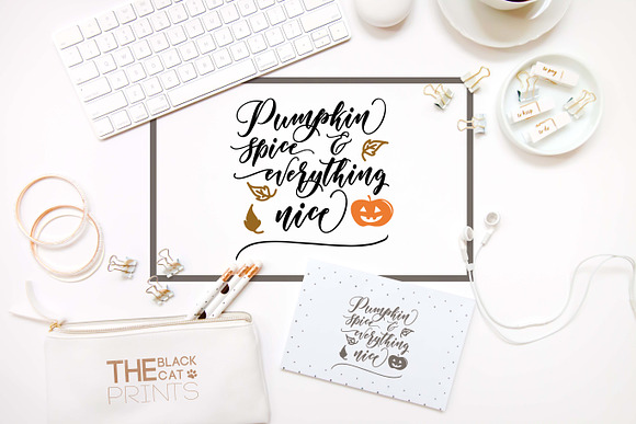 Pumpkin spice SVG DXF EPS PNG in Illustrations - product preview 2