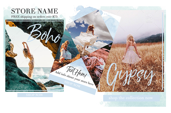 Boho Vibes Email Template in Email Templates - product preview 1