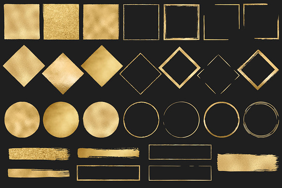 Gold Design Elements in Objects - product preview 1