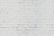 Seamless White Brick Wall Background