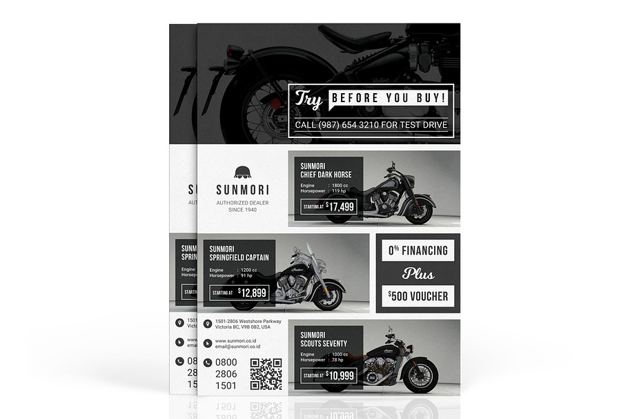 Sunmori : Automotive Dealer Flyer in Flyer Templates - product preview 8