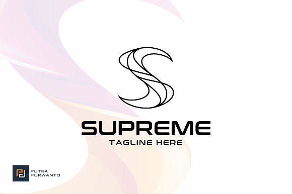Supreme / Letter S - Logo Template in Logo Templates - product preview 2