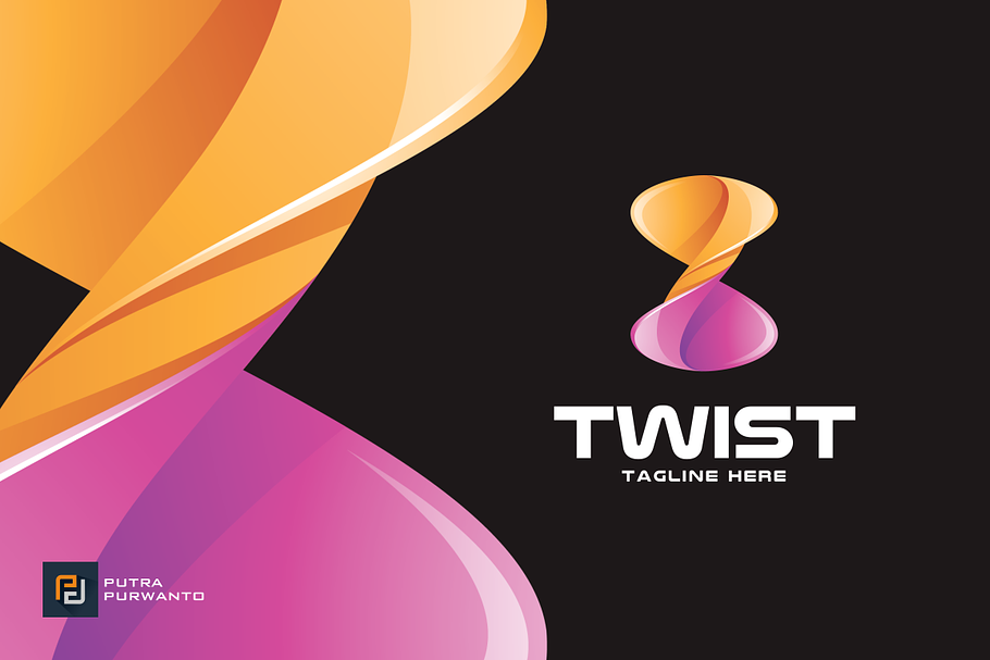 Twist Infinity - Logo Template in Logo Templates - product preview 8