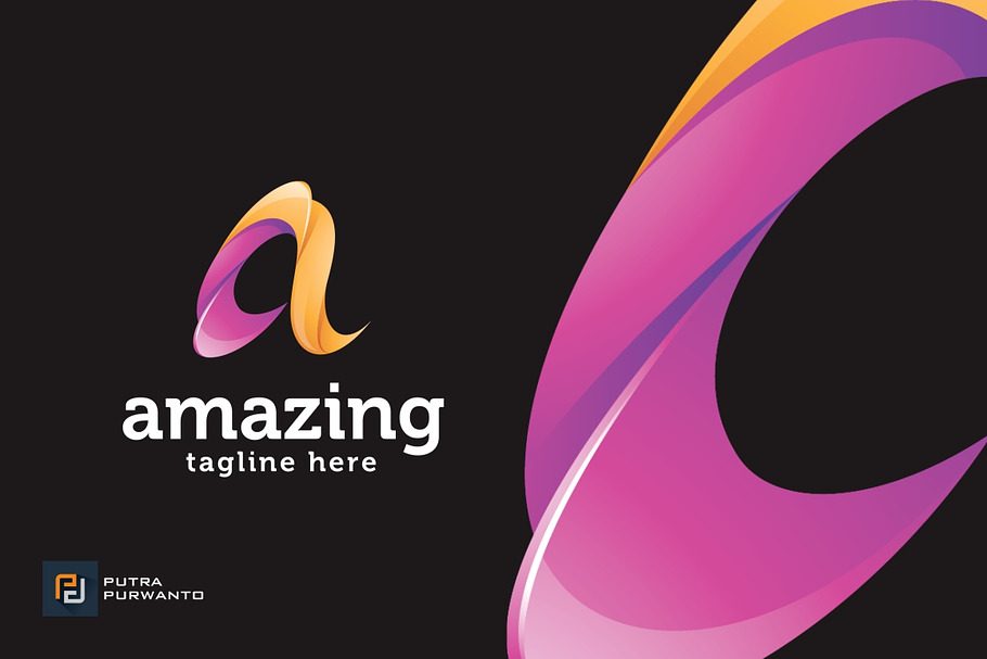 Amazing / Letter A - Logo Template in Logo Templates - product preview 8
