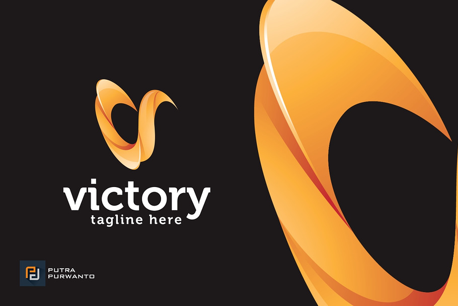 Victory / Letter V - Logo Template in Logo Templates - product preview 8