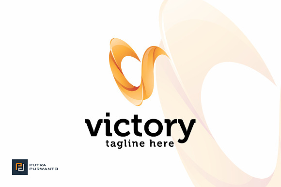 Victory / Letter V - Logo Template in Logo Templates - product preview 1