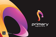 Primary / P - Logo Template