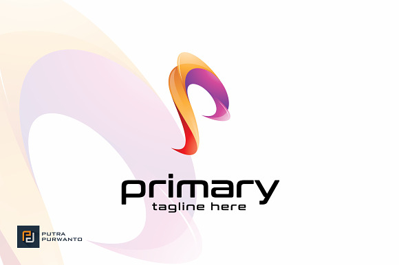 Primary / P - Logo Template in Logo Templates - product preview 1