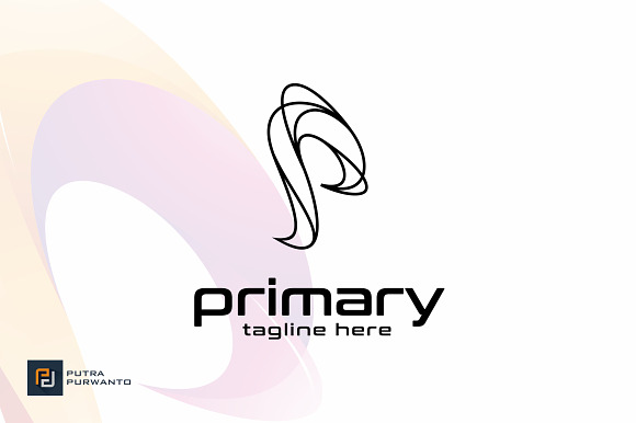 Primary / P - Logo Template in Logo Templates - product preview 2