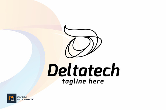 Deltatech / Letter D - Logo Template in Logo Templates - product preview 2