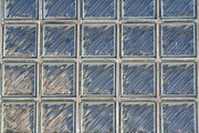 Square Glass Brick Wall Background