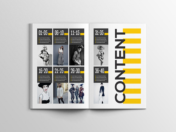 Linda Fashion Megazine Template in Magazine Templates - product preview 1