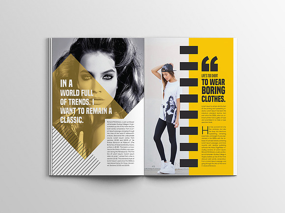 Linda Fashion Megazine Template in Magazine Templates - product preview 4
