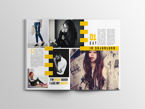Linda Fashion Megazine Template in Magazine Templates - product preview 5