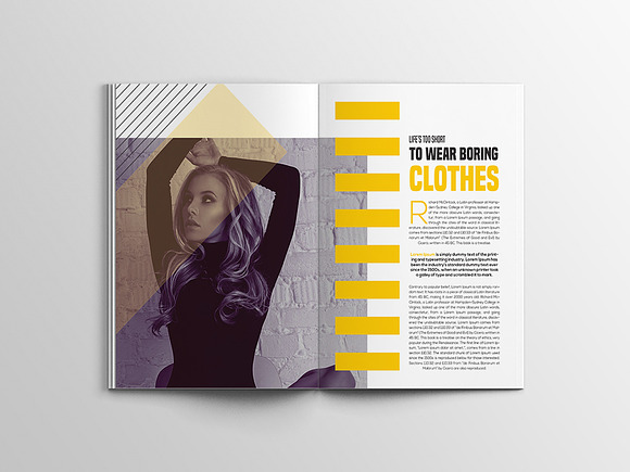 Linda Fashion Megazine Template in Magazine Templates - product preview 6